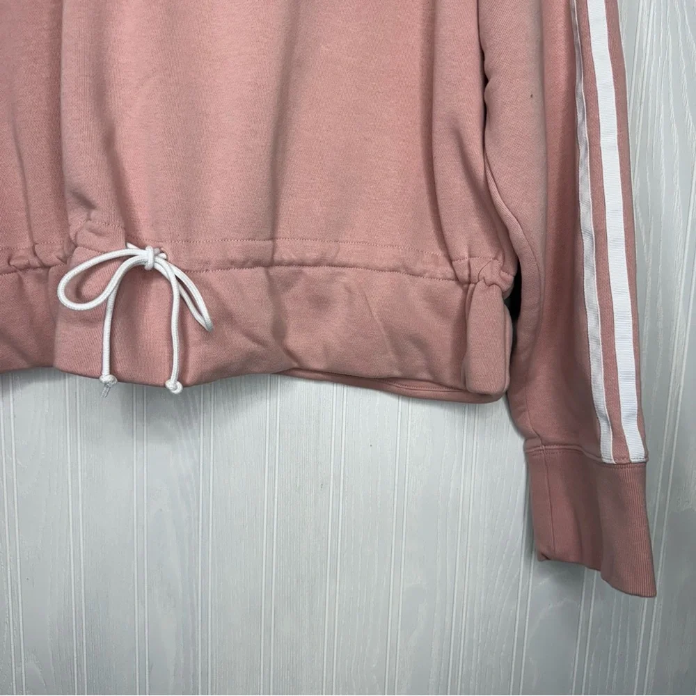 Adidas crop pink sweatshirt size XL - Picture 3 of 7